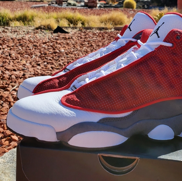 NIKE AIR JORDAN 13 RETRO GS 'RED FLINT' SIZE: 5Y(6.5 WMNS) & 4Y(5.5 WMNS) AVAIL - Picture 16 of 16